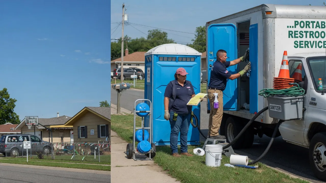 Portable Toilet Rental in Rochert, MN near me